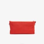 Women Lacoste V0ZN1966 Pasteque L35 Recycled Fiber Zipped Bag - Image 2