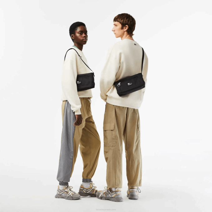 women_lacoste_v0zn1968_noir_patch_l51_recycled_fiber_zipped_bag.png Women Lacoste V0ZN1968 Noir Patch L51 Recycled Fiber Zipped Bag - Image 1