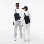Women Lacoste V0ZN1971 Black 000 Recycled Fiber Crossbody Bag