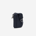 Women Lacoste V0ZN1976 Bleu Nuit Blanc M05 Contrast Branding Smartphone Holder - Image 4