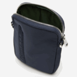 Women Lacoste V0ZN1976 Bleu Nuit Blanc M05 Contrast Branding Smartphone Holder - Image 5