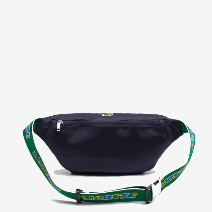 Women Lacoste V0ZN2028 Marine 166 Jardin L28 Comic Effect Badge Bag - Image 3