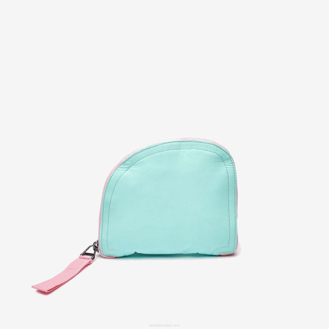Women Lacoste V0ZN2056 Seringat Fluorine Lotus K10 Branded Band Foldable Nylon Backpack - Image 5