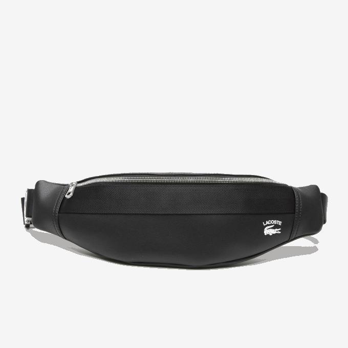 Women Lacoste V0ZN2062 Black 000 Contrast Coordinate Waist Bag - Image 2