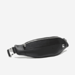 Women Lacoste V0ZN2062 Black 000 Contrast Coordinate Waist Bag - Image 4