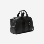 Women Lacoste V0ZN2101 Black 000 Supple Leather Weekend Bag - Image 3