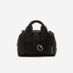Women Lacoste V0ZN2108 Black 000 Contrast Inscriptions Sports Bag