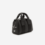 Women Lacoste V0ZN2108 Black 000 Contrast Inscriptions Sports Bag - Image 3