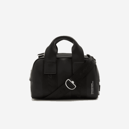 Women Lacoste V0ZN2108 Black 000 Contrast Inscriptions Sports Bag