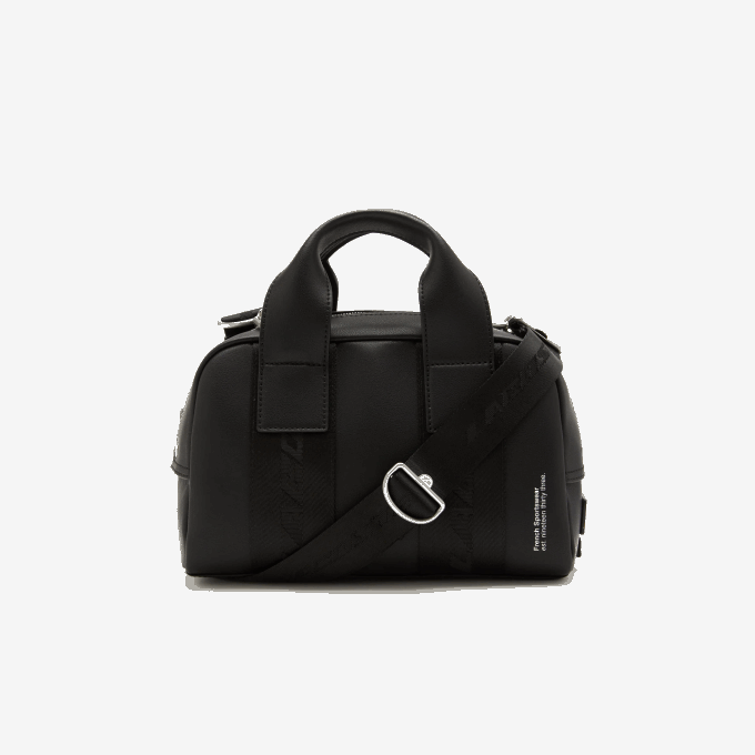 women_lacoste_v0zn2108_black_000_contrast_inscriptions_sports_bag.png Women Lacoste V0ZN2108 Black 000 Contrast Inscriptions Sports Bag - Image 1