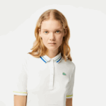 Women Lacoste V0ZN2366 White 70V Tennis Ultra-Dry Pique Polo - Image 2