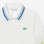 Women Lacoste V0ZN2366 White 70V Tennis Ultra-Dry Pique Polo - Image 5