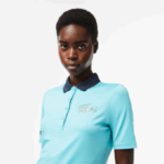 Women Lacoste V0ZN2372 Mint BVG Sport Miami Open Edition Polo - Image 2