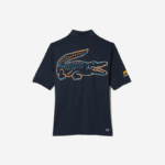 Women Lacoste V0ZN2374 Blue KXE Sport Miami Open Edition Polo - Image 4