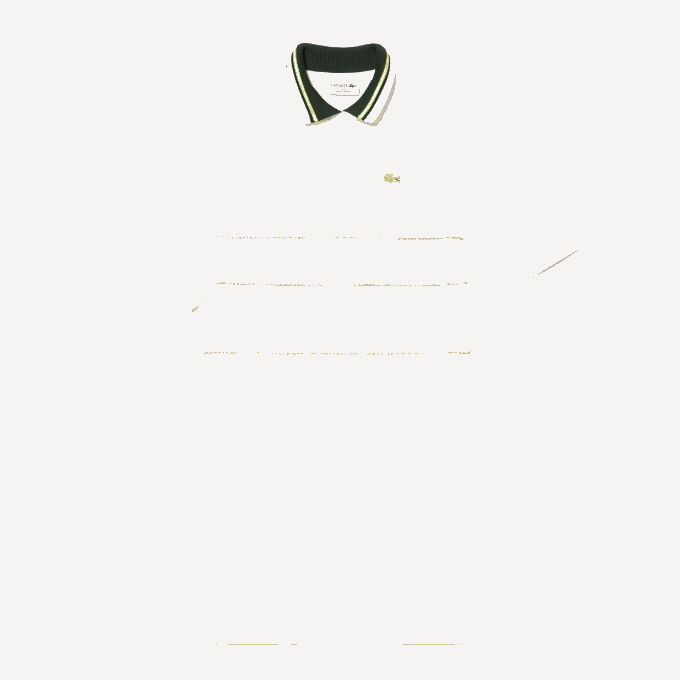 Women Lacoste V0ZN2376 White 70V Organic Cotton French Made Polo Dress - Image 4