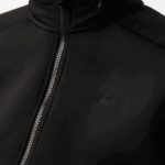 Women Lacoste V0ZN2382 Black 031 SPORT Loose Fit Zip Sweatshirt - Image 4
