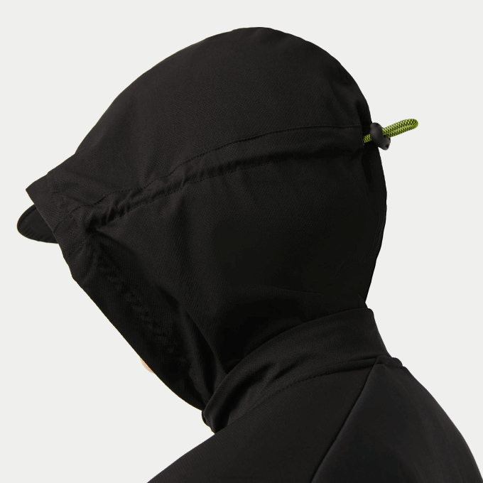 Women Lacoste V0ZN2382 Black 031 SPORT Loose Fit Zip Sweatshirt - Image 7