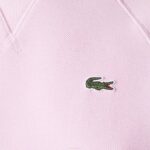 Women Lacoste V0ZN2394 Pink Z4H Crew Neck Cotton Blend Sweatshirt - Image 2