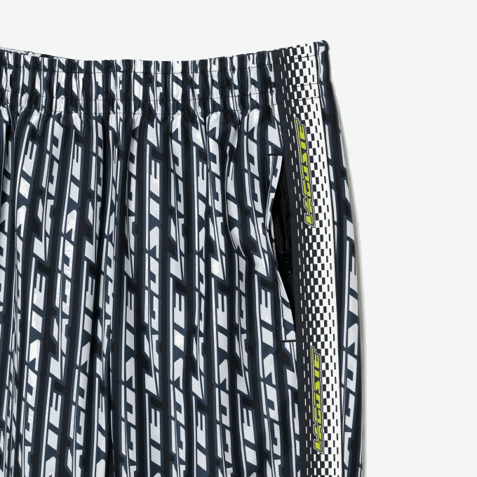 Women Lacoste V0ZN2395 Black Blue White ZI8 Track Pants with Logo Print - Image 5