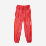 Women Lacoste V0ZN2396 Orange Red Pink ZI1 Track Pants with Logo Print - Image 4