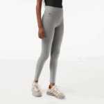 Women Lacoste V0ZN2400 Grey Chine YRD SPORT Recycled Polyester Sculpting Leggings - Image 2