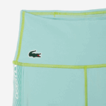 Women Lacoste V0ZN2401 Mint J6D SPORT Logo Stripe Leggings - Image 5
