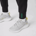 Women Lacoste V0ZN2404 Black 031 Cotton Jersey Trackpants - Image 6