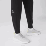 Women Lacoste V0ZN2404 Black 031 Cotton Jersey Trackpants - Image 8