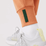 Women Lacoste V0ZN2405 Orange WWC Cotton Jersey Trackpants - Image 5