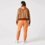 Women Lacoste V0ZN2405 Orange WWC Cotton Jersey Trackpants - Image 8