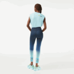 Women Lacoste V0ZN2410 Blue KXE Sport Miami Open Edition Leggings - Image 3