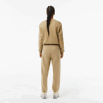 Women Lacoste V0ZN2412 Beige CB8 Blended Cotton Joggers - Image 3