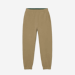 Women Lacoste V0ZN2412 Beige CB8 Blended Cotton Joggers - Image 4