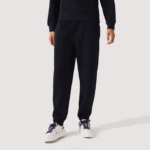 Women Lacoste V0ZN2413 Navy Blue 166 Blended Cotton Joggers - Image 2