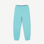 Women Lacoste V0ZN2415 Turquoise BVG Blended Cotton Joggers - Image 4