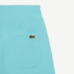 Women Lacoste V0ZN2415 Turquoise BVG Blended Cotton Joggers - Image 6