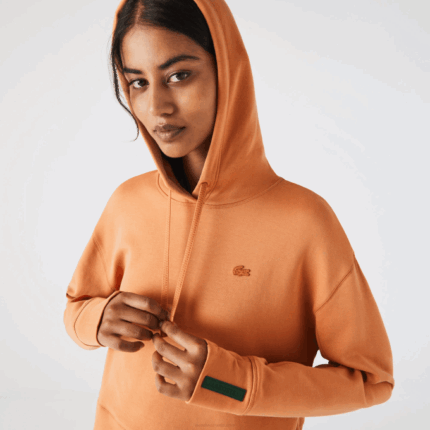 Women Lacoste V0ZN2418 Orange WWC Hooded Sweatshirt