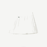 Women Lacoste V0ZN2419 White NYV SPORT Built-In Short Golf Skirt - Image 4