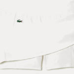 Women Lacoste V0ZN2419 White NYV SPORT Built-In Short Golf Skirt - Image 7