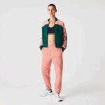 Women Lacoste V0ZN2424 Pink 5MM Blended Cotton Joggers
