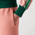 Women Lacoste V0ZN2424 Pink 5MM Blended Cotton Joggers - Image 6