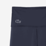 Women Lacoste V0ZN2425 Blue KXE SPORT Plain Cropped Leggings - Image 5