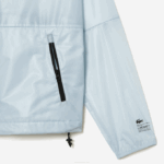 Women Lacoste V0ZN2433 Blue FYE Transparent Windbreaker - Image 7