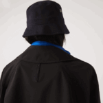 Women Lacoste V0ZN2435 Black 031 Oversized Trench Coat - Image 8