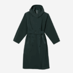 Women Lacoste V0ZN2436 Green R89 Oversized Trench Coat - Image 7