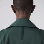Women Lacoste V0ZN2436 Green R89 Oversized Trench Coat - Image 10