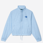 Women Lacoste V0ZN2440 Blue HBP Monogram Print Track Jacket - Image 4