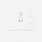 Women Lacoste V0ZN2445 White 001 Plain Shorts - Image 4