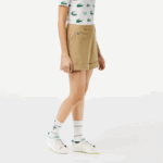 Women Lacoste V0ZN2452 Beige CB8 SPORT Stretch Golf Bermuda Shorts - Image 2