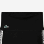 Women Lacoste V0ZN2456 Black C31 SPORT Recycled Polyester Cycle Shorts - Image 5
